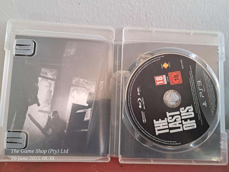 PS3 The Last of Us - No Manual