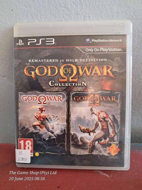 PS3 God of war Collection - No Manual