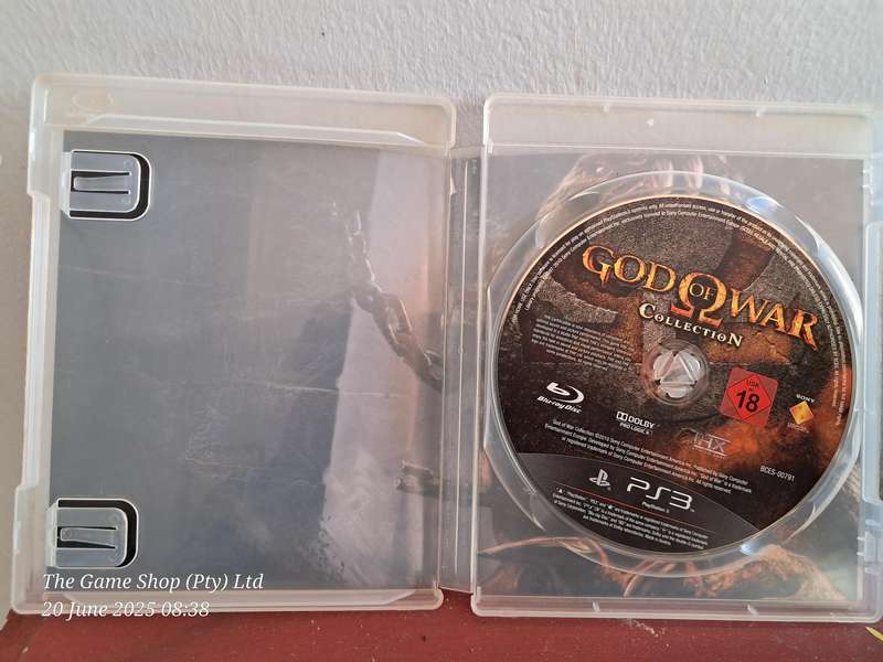 PS3 God of war Collection - No Manual