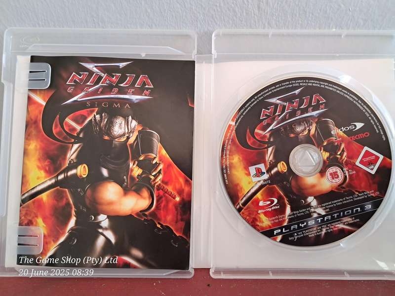 PS3 Ninja Gaiden Sigma - CIB