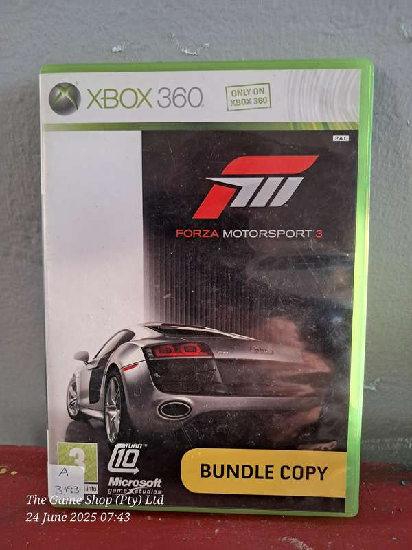 Xbox 360 Forza Motorsport 3 - (Bundle copy) - CIB