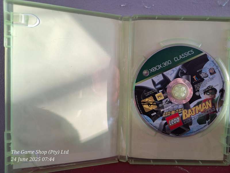 Xbox 360 Lego Batman : the Videogame - No Manual