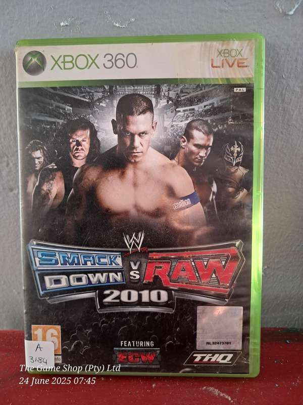 Xbox Smackdown vs Raw 2010 - CIB