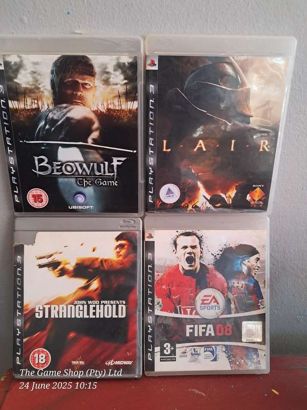 PS3 BUNDLE (4X GAMES)