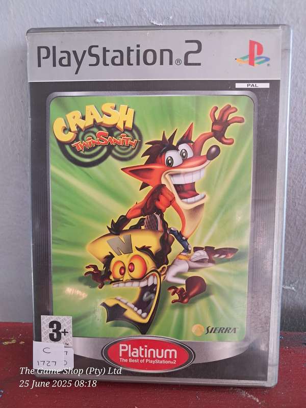 PS2 Crash : Twinsanity (Platinum) - CIB