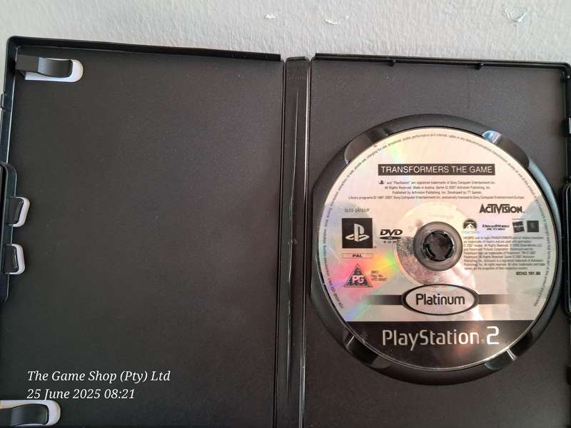 PS2 Transformers : the Game (Platinum) - No manual