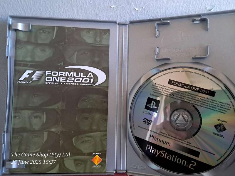 PS2 FORMULA ONE 2001 (PLATINUM) - CIB
