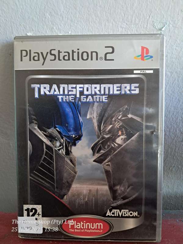 PS2 Transformers : the Game (Platinum) - No manual