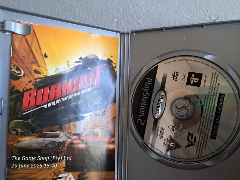 PS2 Burnout Revenge (Platinum) - CIB
