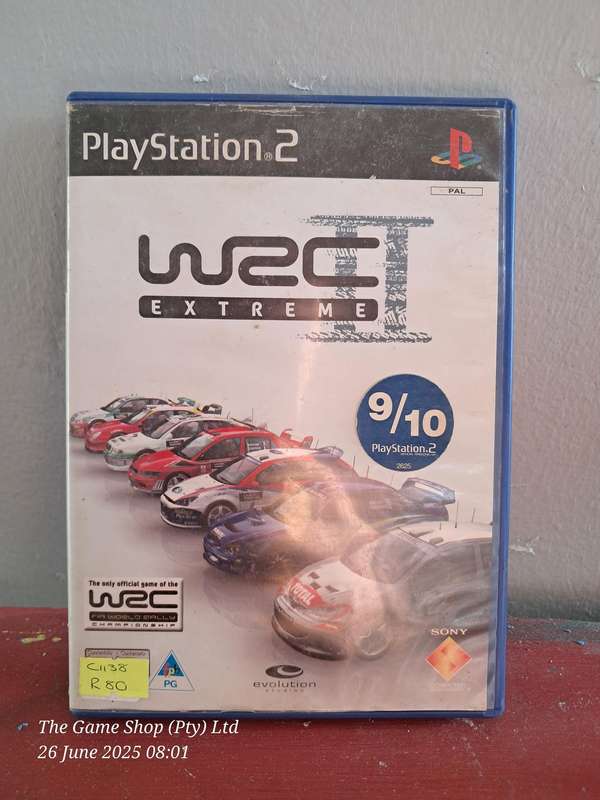 PS2 WRC II EXTREME - NO MANUAL