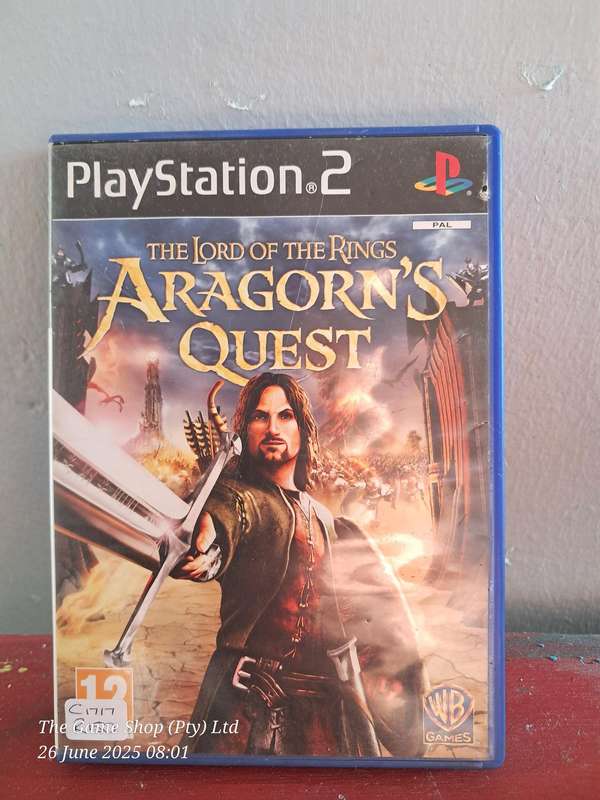 PS2 LORD OF THE RINGS : ARAGORN'S QUEST - CIB
