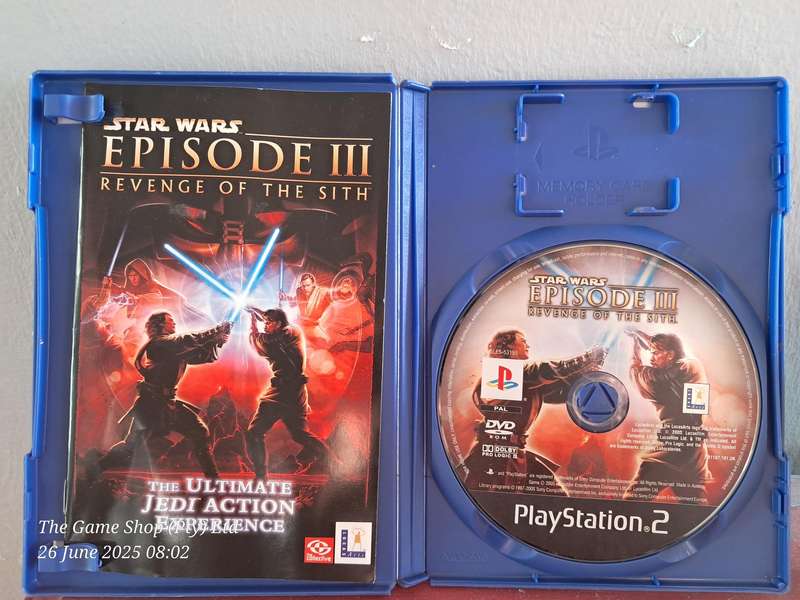 PS2 STAR WARS EPISODE III : REVENGE OF THE SITH - CIB