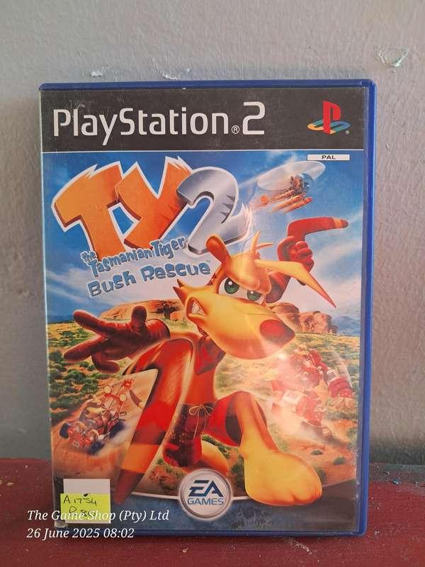 PS2 TY THE TASMAINA TIGER 2 : BUSH RESCUE - NO MANUAL