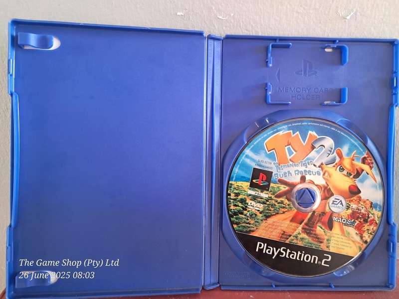 PS2 TY THE TASMAINA TIGER 2 : BUSH RESCUE - NO MANUAL