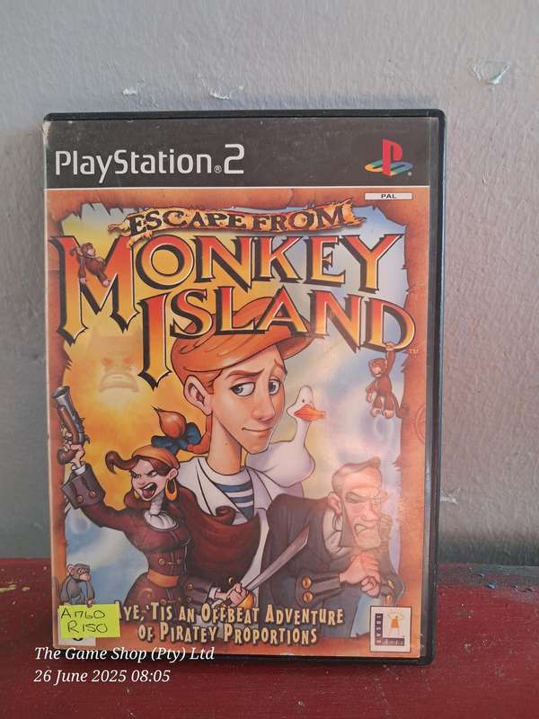 PS2 ESCAPE FROM MONKEY ISLAND - CIB
