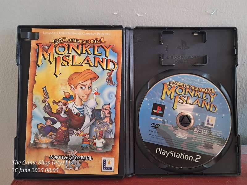 PS2 ESCAPE FROM MONKEY ISLAND - CIB