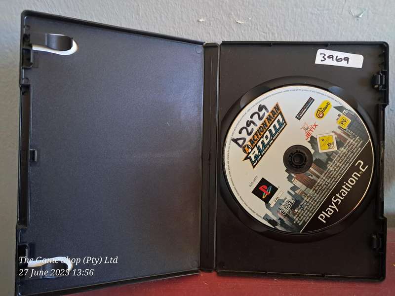 PS2 ACTION MAN A.T.O.M. ALPHA TEENS ON MACHINES - NO MANUAL