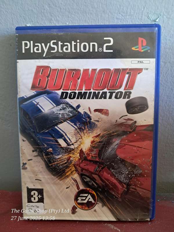 PS2 BURNOUT DOMINATOR - NO MANUAL