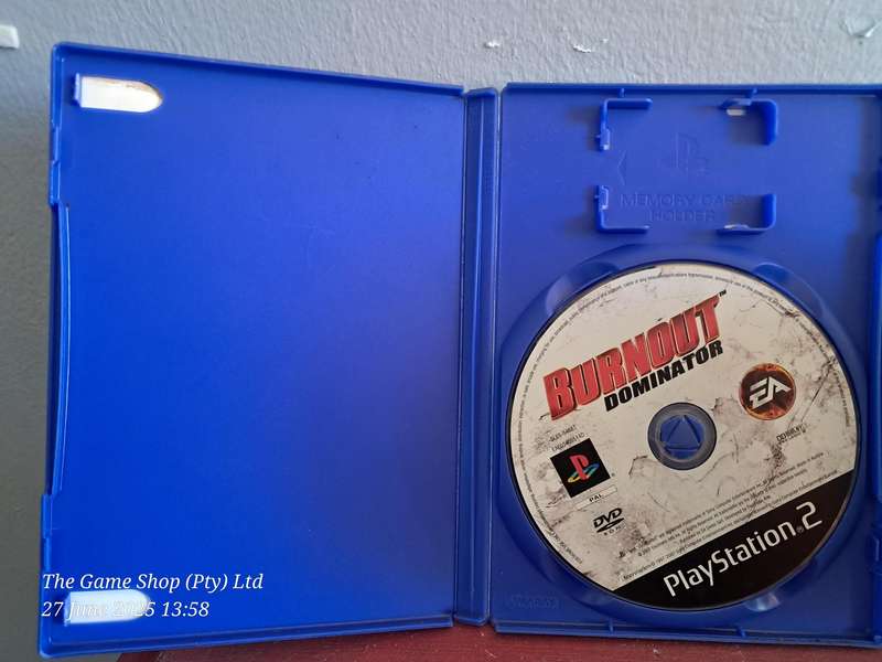 PS2 BURNOUT DOMINATOR - NO MANUAL