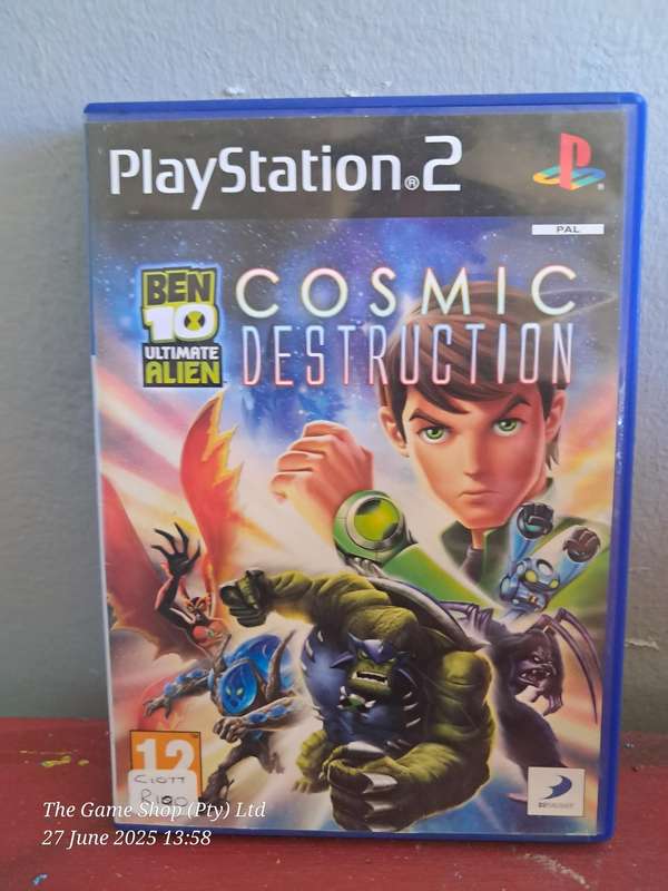 PS2 BEN 10 COSMIC DESTRUCTION - NO MANUAL