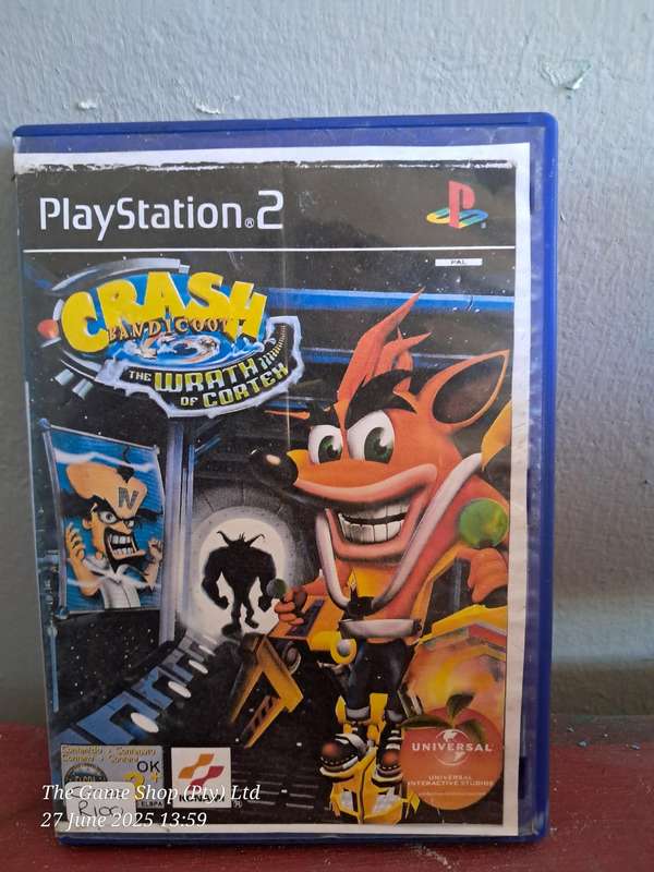 Ps2 Crash Bandicoot : The Wrath of Cortex - no Manual {Reprinted artwork}