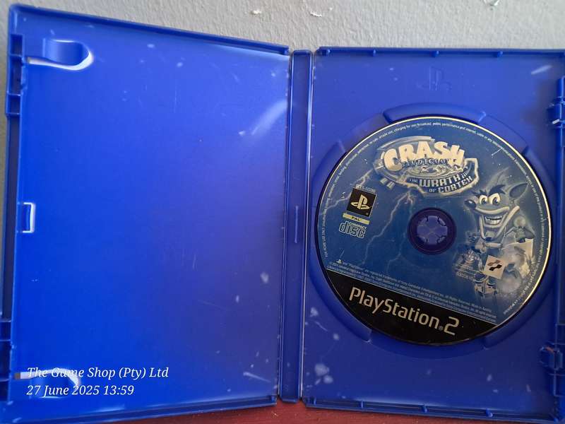 Ps2 Crash Bandicoot : The Wrath of Cortex - no Manual {Reprinted artwork}