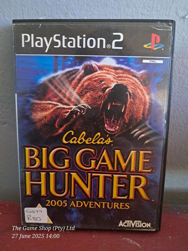 PS2 Cabela Big Game Hunter 2005 - No Manual