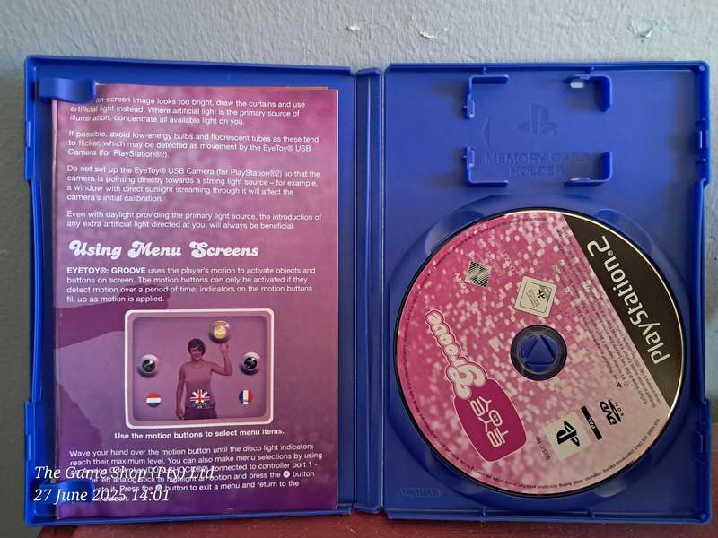 PS2 EYE TOY GROOVE - CIB