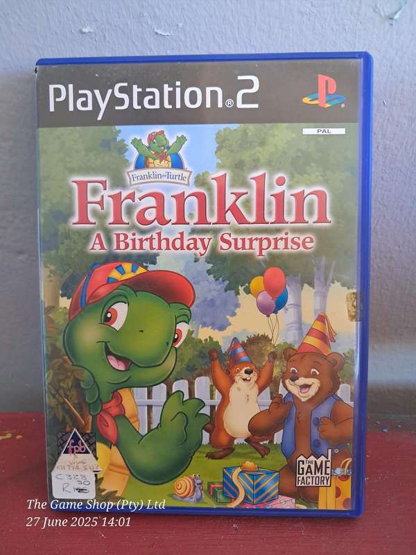 PS2 FRANKLIN : A BIRTHDAY SUPRISE - CIB