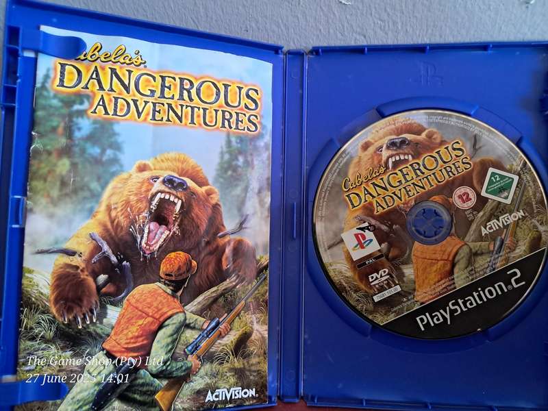 PS2 CABELA'S DANGEROUS ADVENTURES - CIB