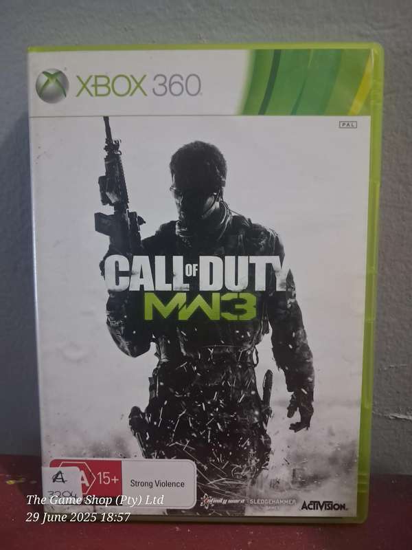 XBOX 360 CALL OF DUTY : MODERN WARFARE 3 - CIB