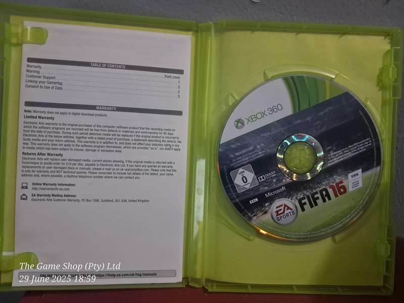 XBOX 360 FIFA 16 -CIB