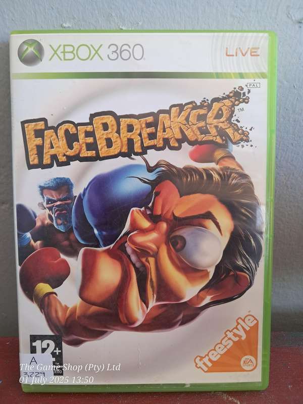 XBOX 360 FACEBREAKER - CIB