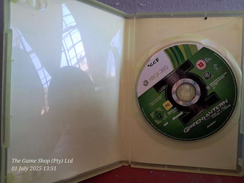 XBOX 360 GREEN LANTERN : RISE OF THE MANHUNTERS - NO MANUAL