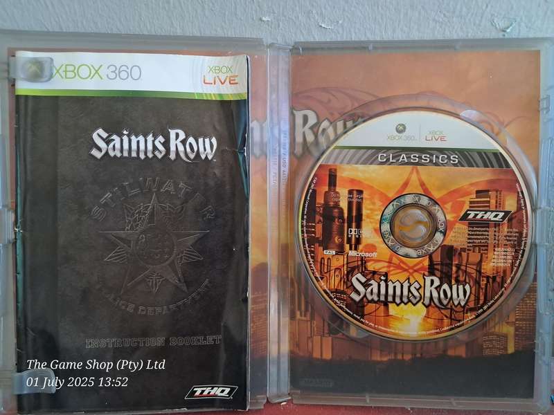 XBOX 360 SAINTS ROW - CIB