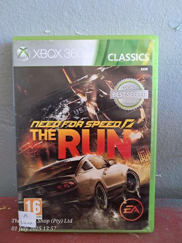 XBOX 360 NEED FOR SPEED : THE RUN - NO MANUAL