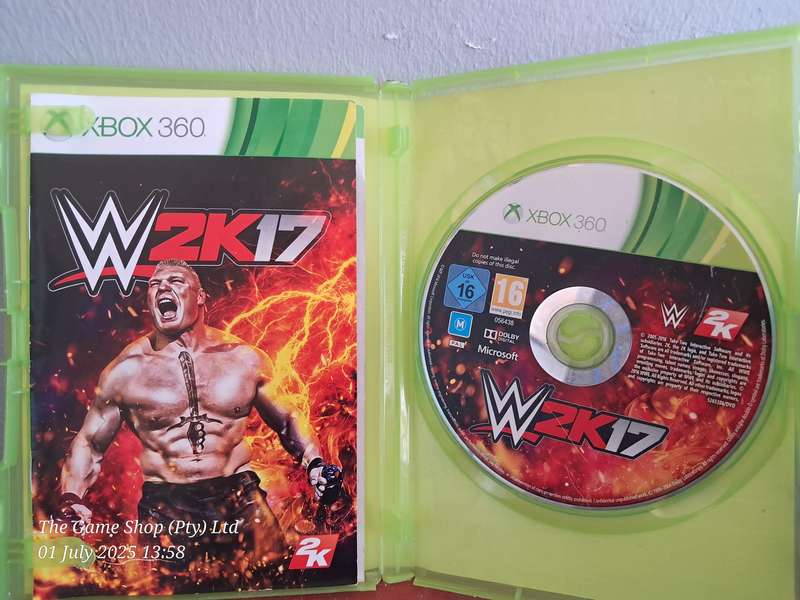 XBOX 360 WWE 2K17 -CIB