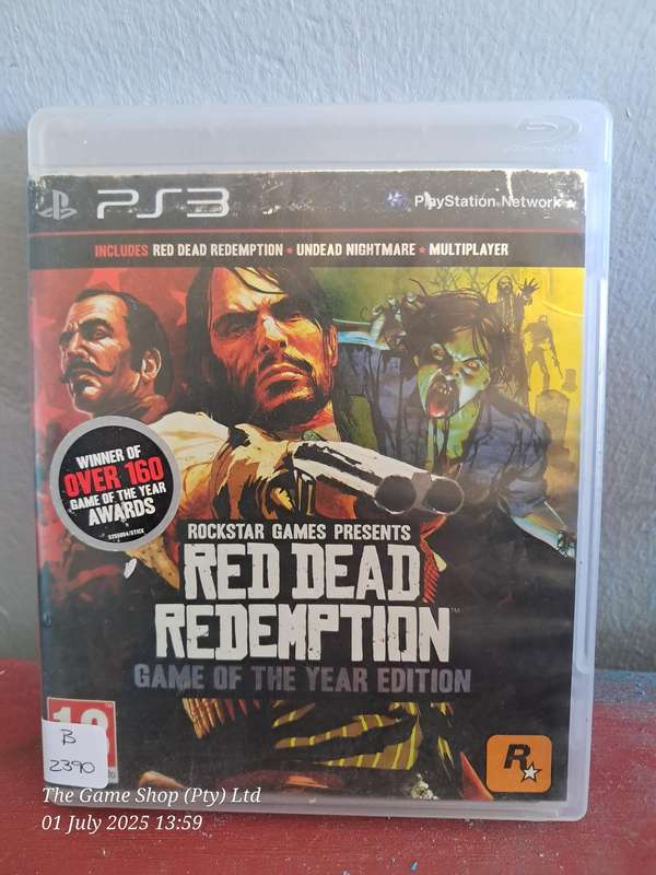 PS3 RED DEAD REDEMPTION - GAME OF THE YEAR EDITION - CIB