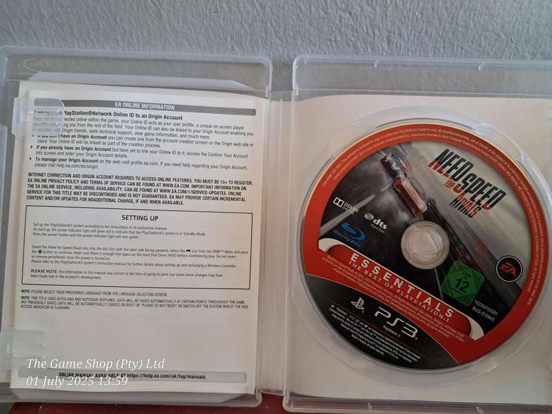PS3 NEED FOR SPEED : RIVALS (ESSENTIALS) - CIB