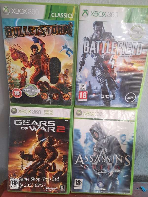 XBOX 360 BUNDLE (4X GAMES)