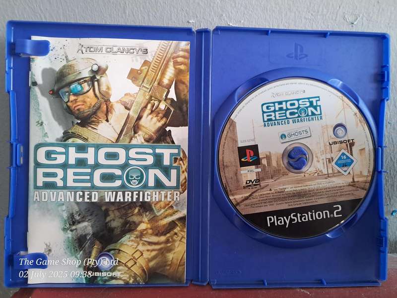 PS2 GHOST RECON : ADVANCED WARFIGHTER - CIB