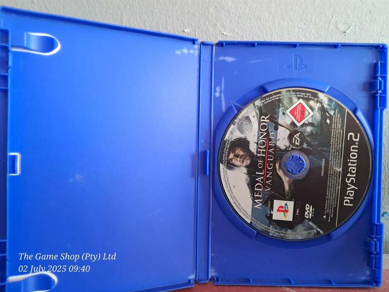PS2 Medal of honor : Vanguard - NO MANUAL