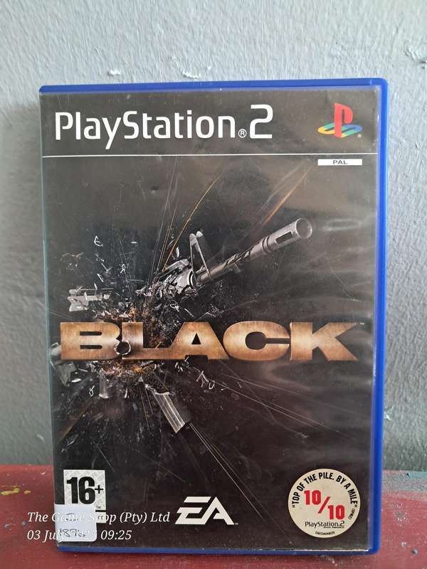 PS2 BLACK - CIB