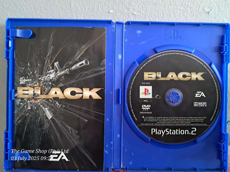 PS2 BLACK - CIB