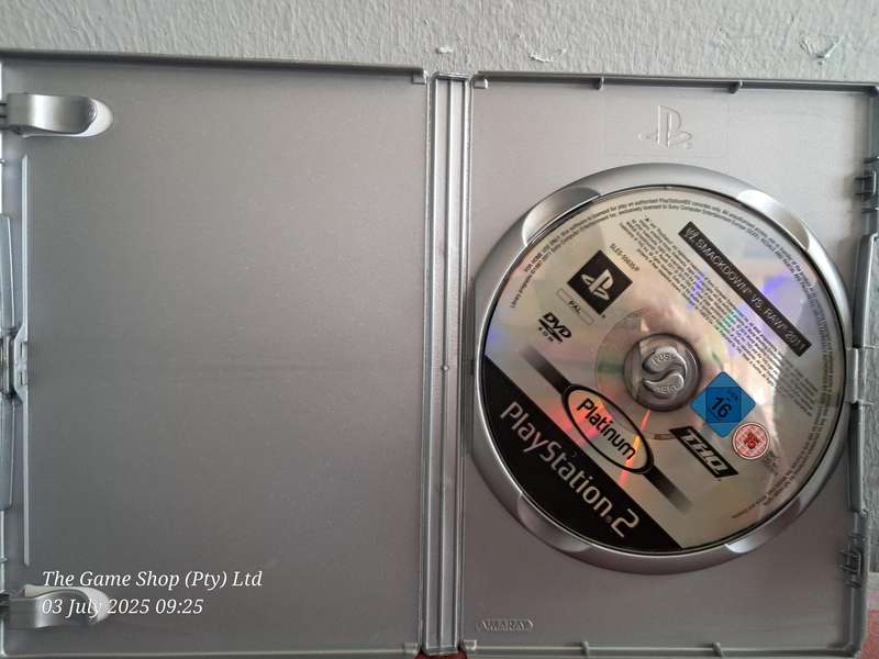 PS2 SMACKDOWN VS RAW 2011 (PALTINUM) - NO MANUAL