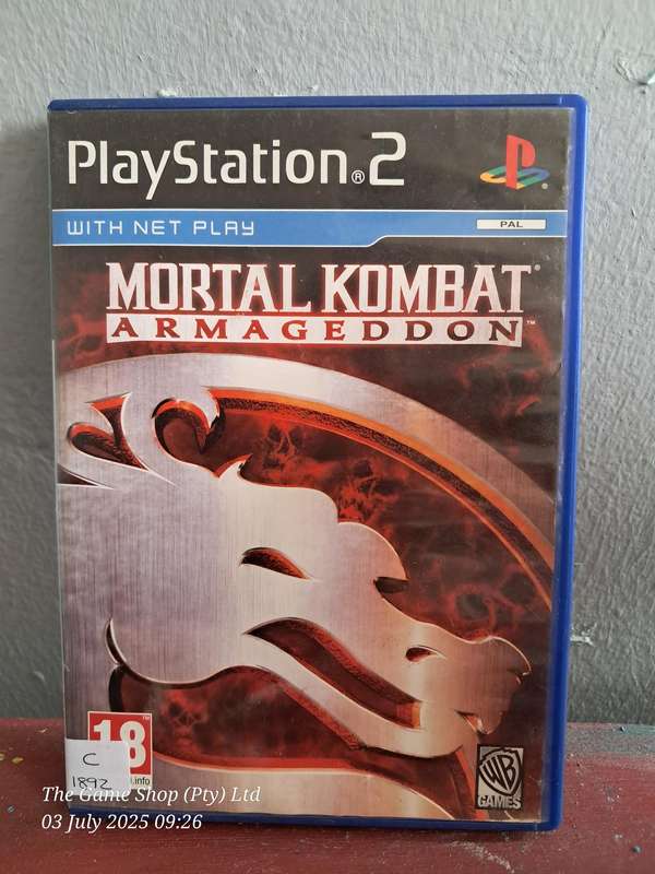 PS2 Mortal Kombat Armageddon - NO MANUAL