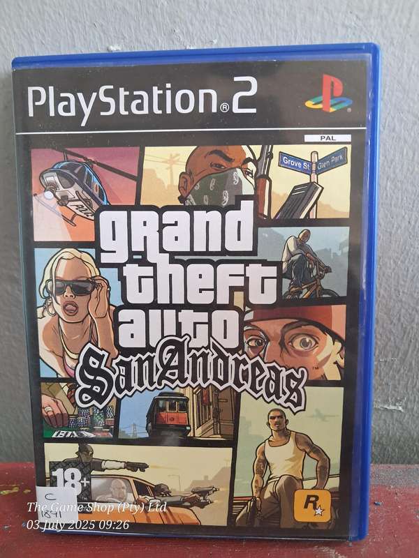 PS2 Grand Theft Auto : San Andreas - No Manual