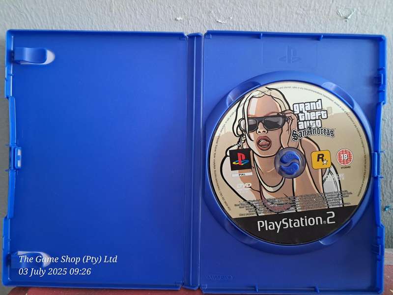PS2 Grand Theft Auto : San Andreas - No Manual