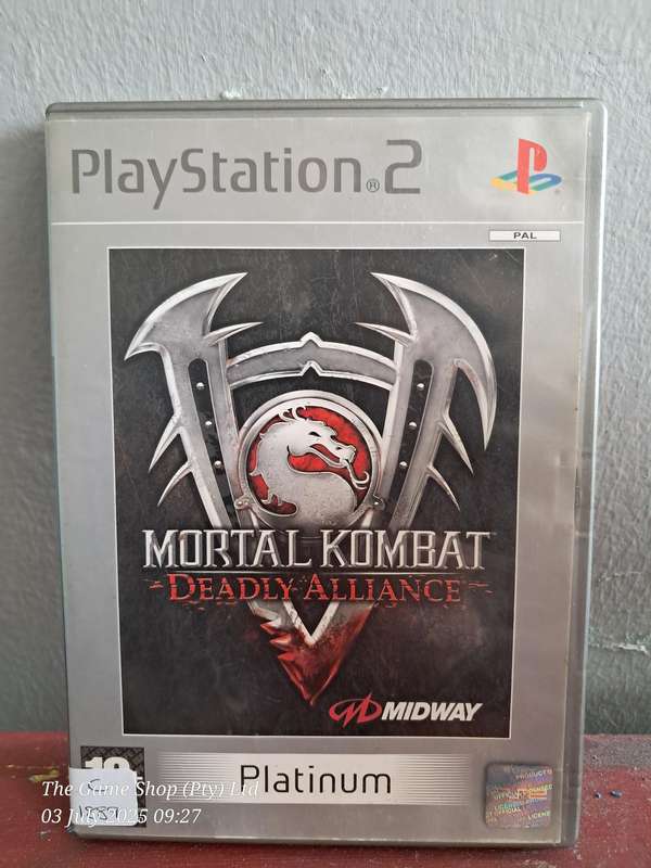 PS2 MORTALK KOMBAT : DEADLY ALLIANCE - NO MANUAL