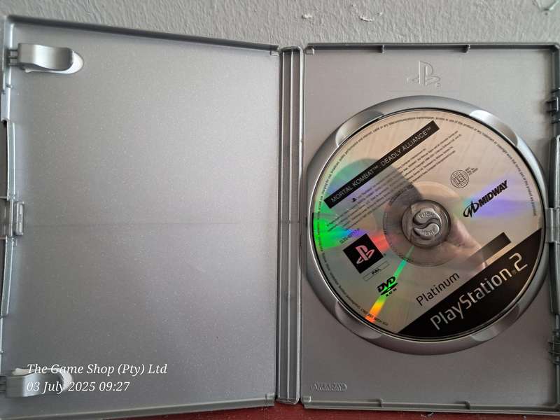 PS2 MORTALK KOMBAT : DEADLY ALLIANCE - NO MANUAL